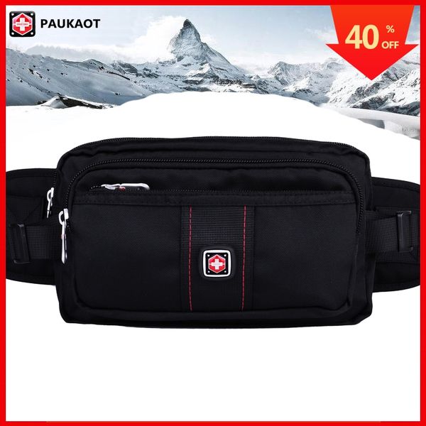 

paukaot fanny pack талия пакеты водонепроницаемый бум hip сумки повседневная сумка на ремне телефона деньги чехол кошелек для мужчин путешес