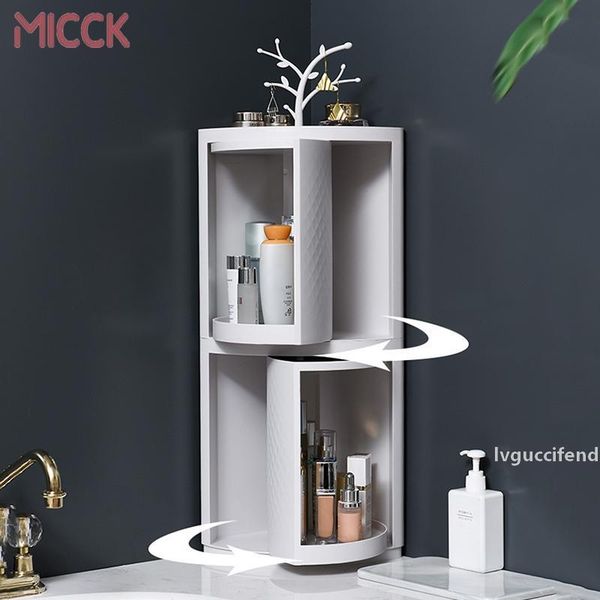 

micck new plastic 360 rotating bathroom kitchen storage rack organizer shower shelf kitchen tray holder washing shower organizer t200115