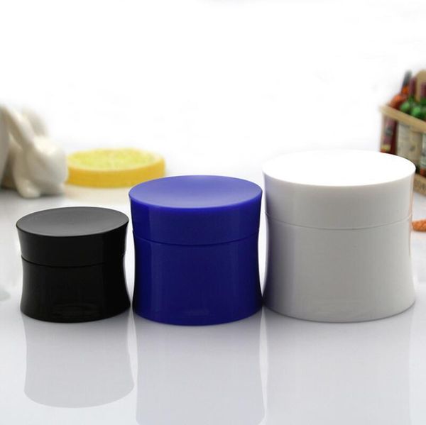 

storage bottles & jars 1pcs 15g/30g/50g plastic cosmetic face cream lip sample vials container jar pots girdling travel lotion