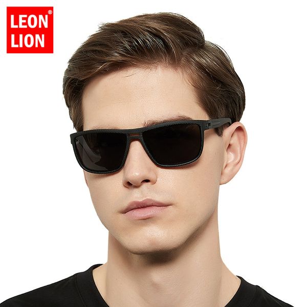 

leonlion polarized retro sunglasses men square glasses men vintage eyeglasses for men/women lunette de soleil homme, White;black