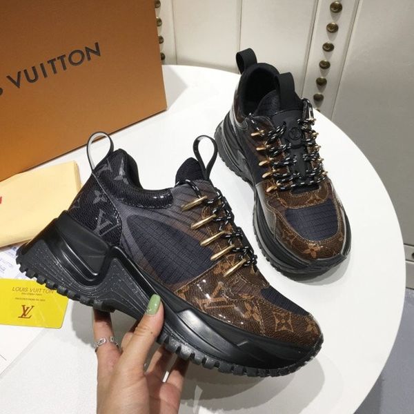 

029 new designer luxury women's casual fashion shoes, women's outdoor casual shoes, high-quality materials, with original box, Black