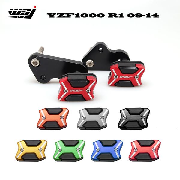 

motorcycle cnc crash pad frame slider protection guard for yzf1000 yzf 1000 r1 yzf1000r1 yzfr1 yzf-r1 09 10 11 12 13 14