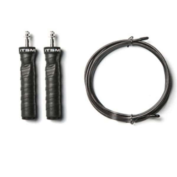 

itsmart steel wire jump rope sports bearing jump rope load-bearing adjustable black