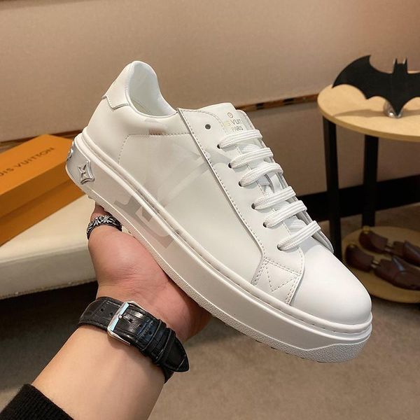 

2020d new luxury design leather printed breathable sports shoes fashion wild mens casual shoes mens banquet shoes size: 38-451, Black