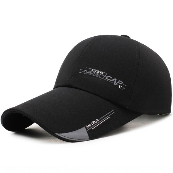 

korean fashion casual lengthened eaves men's sunscreen baseball baseball cap and women's outdoor sunscreen hat outdoor fishing cap, Blue;gray