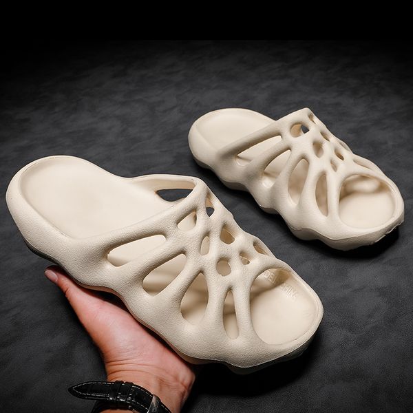 

men slippers water shoes for men quick drying summer beach slippers breathable outdoor sandals male slides shoes sandalia, Black
