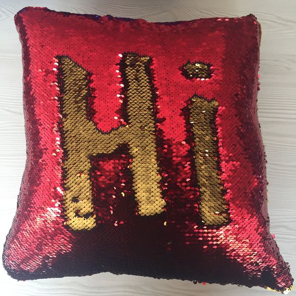 

changing reversible colorful 40x40cm home decor sofa cushions cover mermaid sequins cushion cover magical colorful throw pillow case dh0420