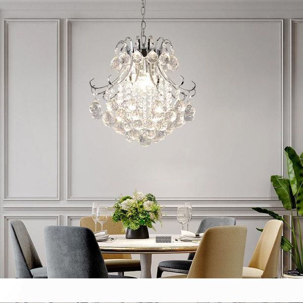 

American Modern Chandelier Rural Style Luxury Crystal Pendant Lamp Living Room Bedroom Dining Room Aisle Lighting Fixture