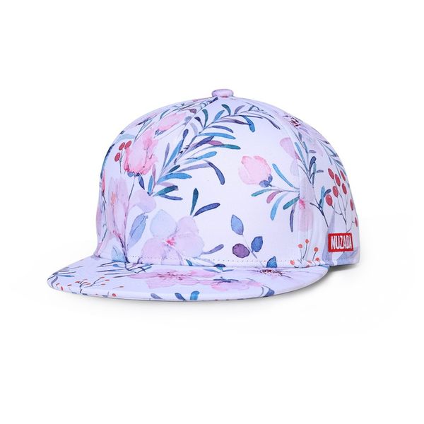 

повседневные женщины hat японская и корейская свежий козырек printed flat hat hip hop универсальная бейсболка, Silver