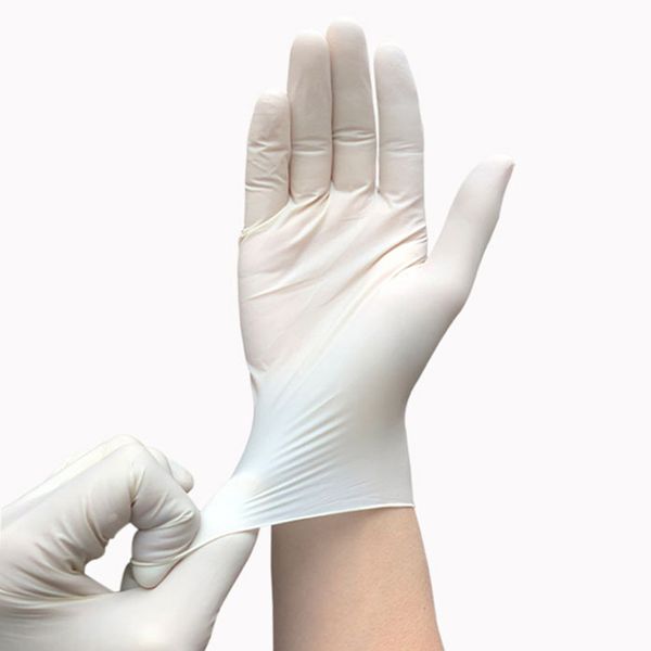 

new disposable latex gloves 3 kinds of specifications optional anti-skid anti-acid gloves rubber glove cleaning gloves dhl free