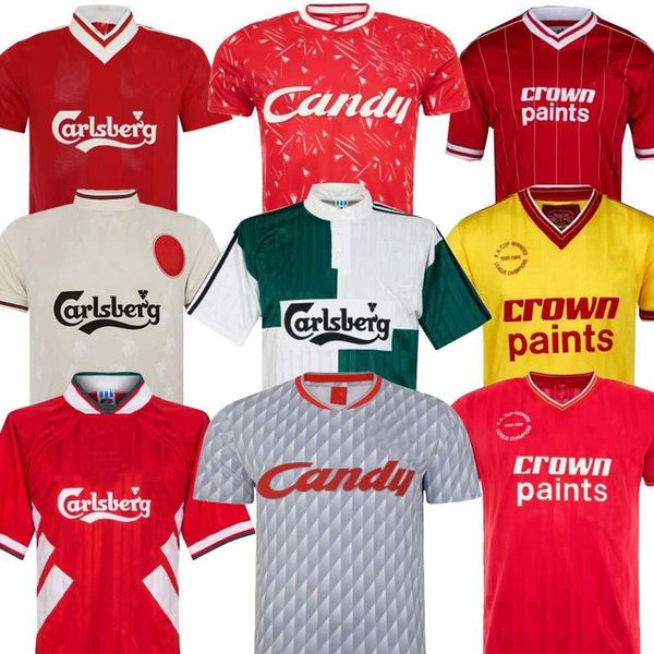 

dalglish retro soccer jersey gerrard 2005 smicer alonso champion 10 11 football shirts torres 82 89 91 maillot 85 86 kuyt keane 08 09 suarez, Black;yellow