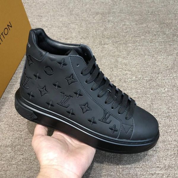 

2021 new listing designer luxury mens casual sport shoes, high mens breathable casual shoes outdoor mens sport shoes size 38-45 0006, Black