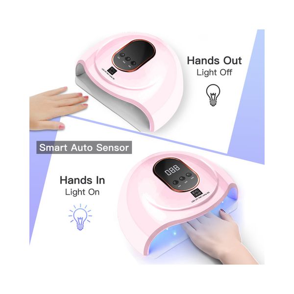 

54w professional usb nail dryer led uv lamp, intelligent sunlight curing gel, non-toxic quick drying manicure machine