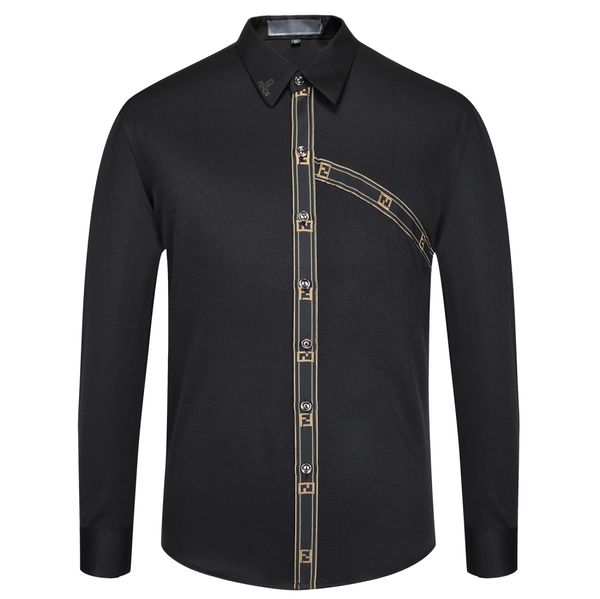 

3men's oxford cotton polo shirt r and leisure business shirts long sleeve brand new mens dress shirts plus size-1, White;black