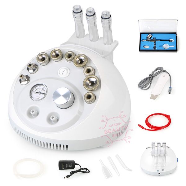 Miglior prezzo 3 benefici per il peeling facciale sottovuoto di diverse dimensioni Benefici Skin Scrubber Facial Diamond Microdermabrasion Machine Beauty Spa