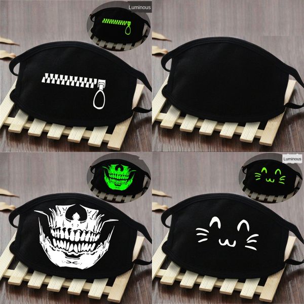 

washable face mask reusable blue masks pink pm2.5 breathing valve masks thick 1 carbon filter protective cotton designer printed #235#681, Black