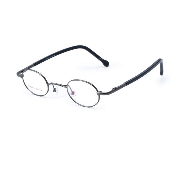 

cubojue 37mm small oval glasses frame men women narrow eyeglasses frames for man spring hinge prescription spectacles vintage, Black