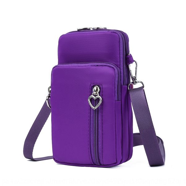 

new mobile pouch phone women's casual vertical coin purse korean cross small bag fabric single shoulder mobile phone bag