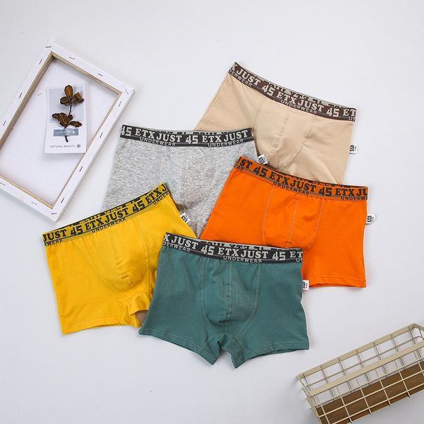 

roaqn etx just children's underwear pure cotton boys' boxers solid color medium and large children's boxers baby's short, Camo