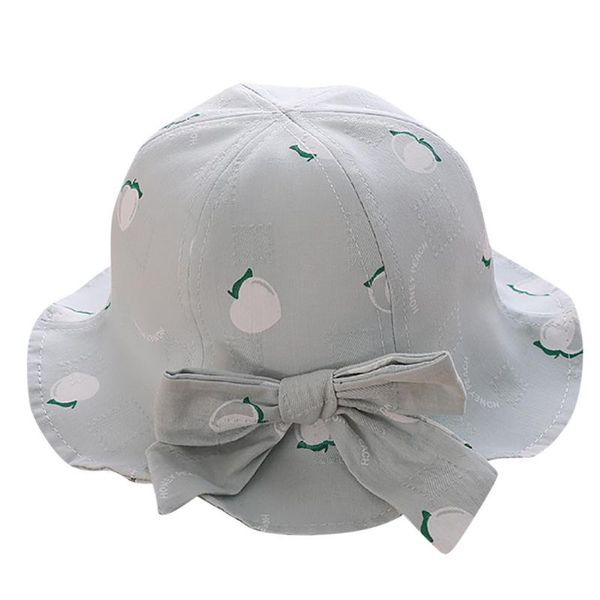 

children's printed fisherman hat sun hat with bow newborn shooting props four seasons universal cute baby baby 2020#lr1, Yellow