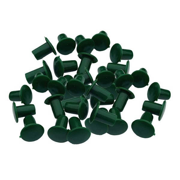 

36x durable plastic safety garden cane end caps bamboo protectors