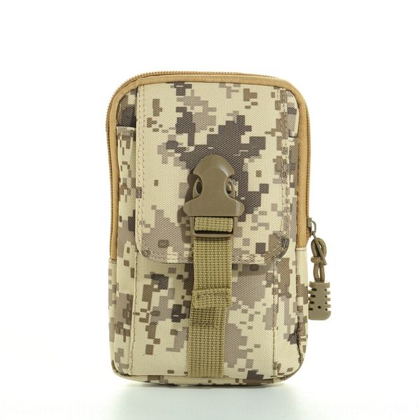 

men's outdoor multi-functional leisure sports waist mobile phone 6-inch vertical tactical mobile phone bag hanging bag