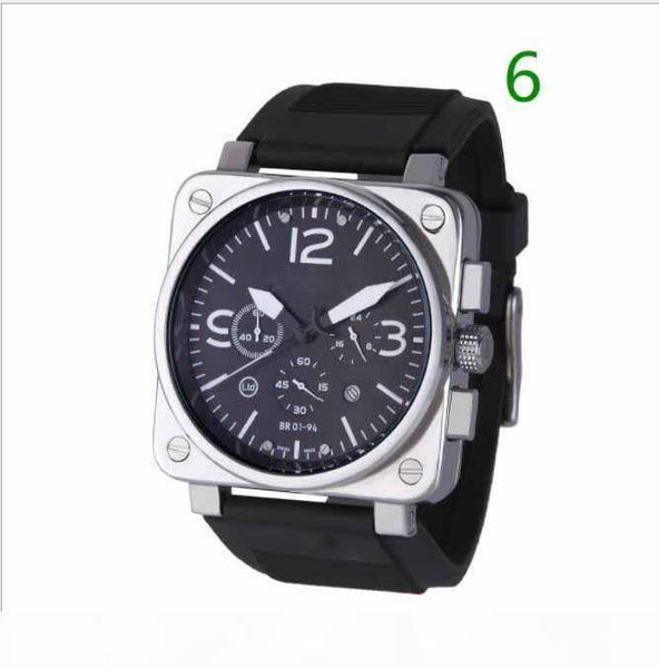 

u brltg2 man automatic mechanical bell watches stainless steel date ross watch men bang watches blot wristwatch, Slivery;brown