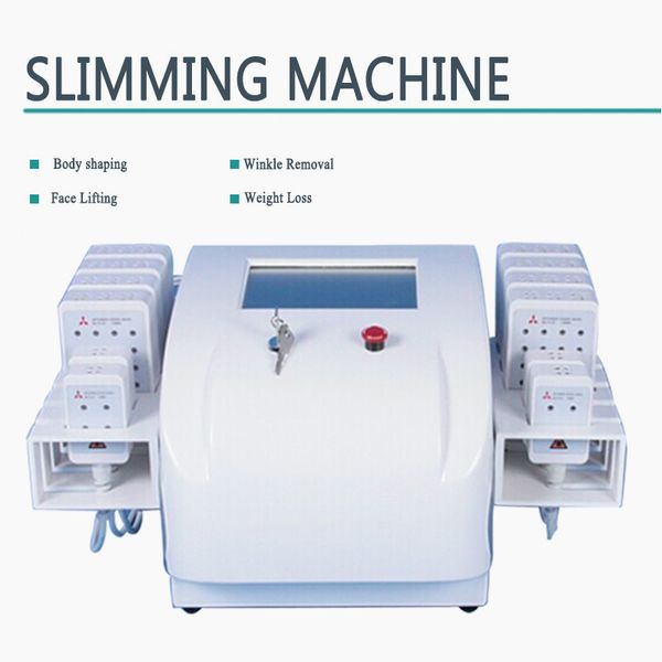 

new promotion lipo light laser 635nm led lipolysis liposuction 12 laser pads slimming machine beauty machine au-66