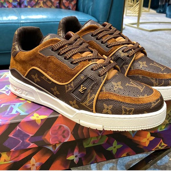 

designer high-quality men's casual sports shoes and luxury outdoor casual shoes, the original box size is 38-45, Black