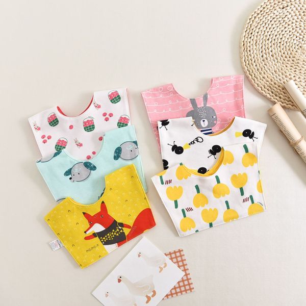 

new baby baby and saliva towel saliva towel children cotton waterproof dining bib dining bib