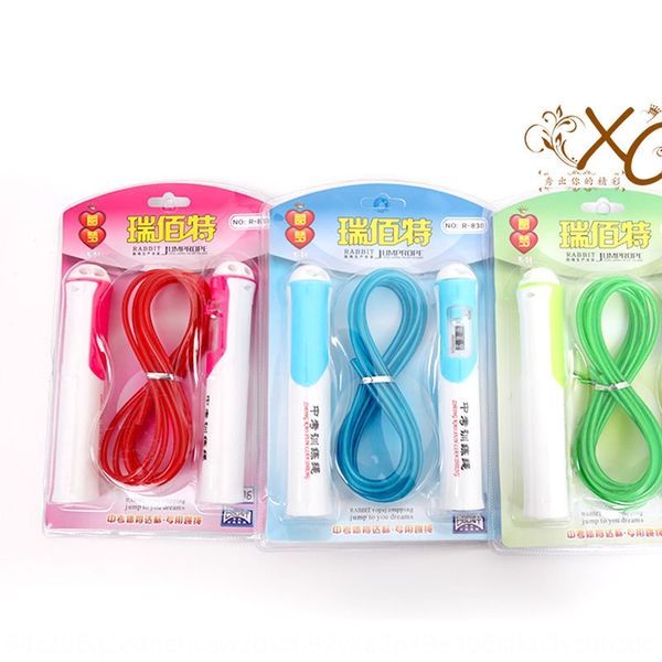 

813 ribert steel automatic counting steel wire student rope skipping calorie counting rope skipping