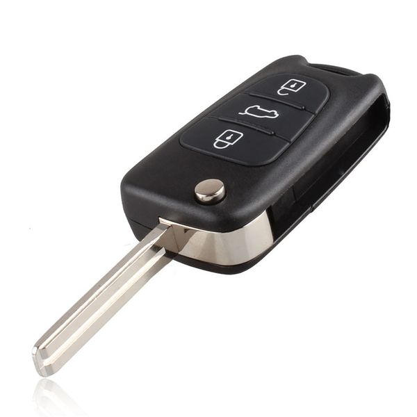 Chave remota do carro de serralheiro de serralheiro Chave da chave do carro 3 BT Caixa de chave dobr￡vel para Kia Hyundai