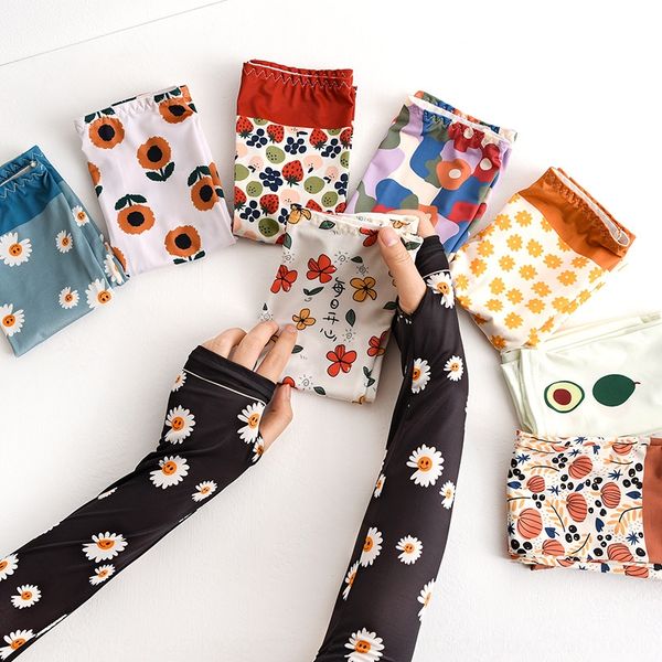 

2020 new elegant wind outdoor sun protection women's protective ice bicycle ice sleeve silk driving bicycle uv protection arm sleeve, Black