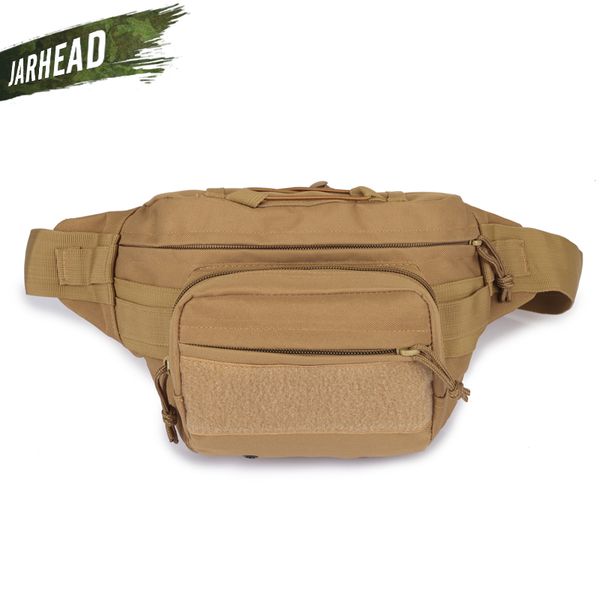 

molle tactical waist belt bag waist pack pouch outdoor camping hiking running sports bag