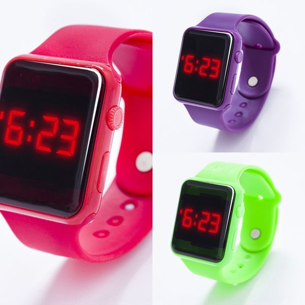 

couple fashion creative gift fruit led fruit electronic watch couple fashion creative led electronic watch gift, Blue