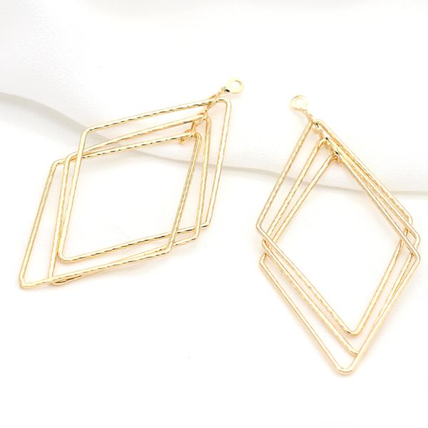 

8sr8i diy accessories pure copper plated 14k real gold batch flower stone diy stone pendant line combination diamond pendant korean handmade, Silver