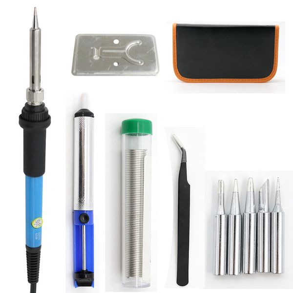 

direct selling 11 sets of electric soldering iron suit adjustable temperature electric soldering iron suit
