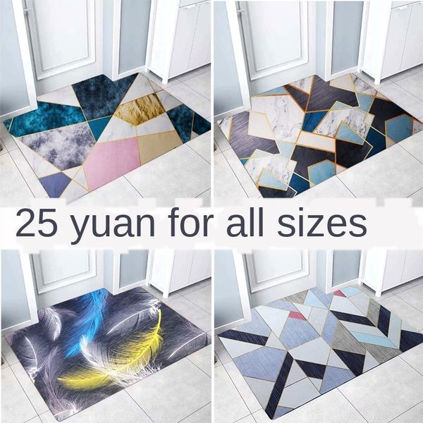 

foot hall floor household kitchen floor mat cropped door non-slip door mat