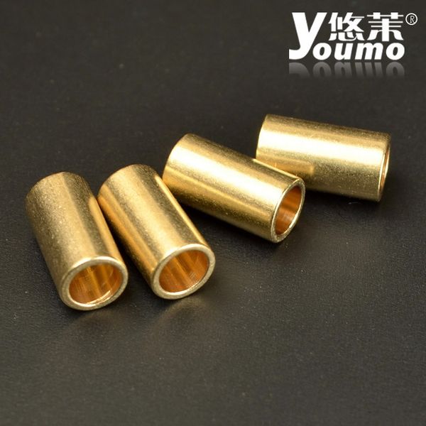 

youmo brass big hole copper tube diy bead-separated barrel beads diy accessories tube cover accessories, Silver