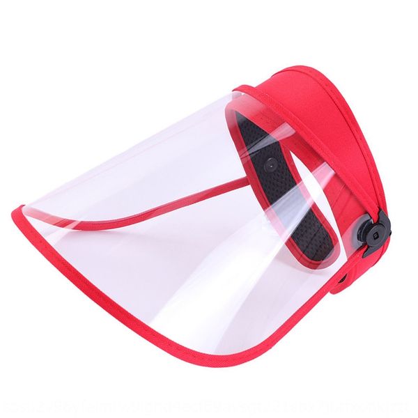 

new epidemic supplies protective cap anti-fly saliva hat men's protection mask protection and women's hd transparent mask empty ha, Blue;gray