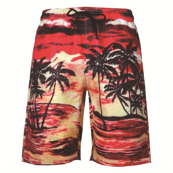 

2020 summer new ankle-length shorts beach beach pants men's shorts 3d creative printed cropped pants