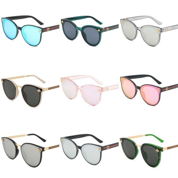 

dsgn co. classic steampunk sunglasses for men and women vintage round sun glasses 11 color uv400#651, White;black