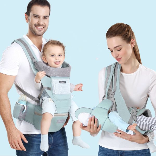 

0-48 month ergonomic baby carrier infant baby hipseat carrier front facing kangaroo wrap sling for travel breathable