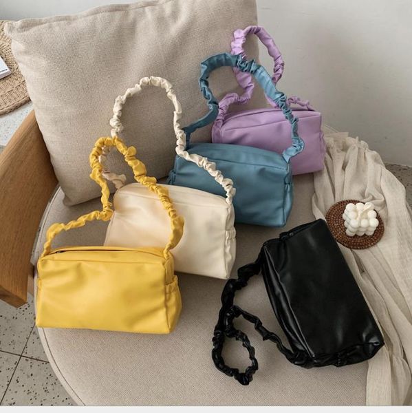 

all-match designer bag female 2020 popular new foreign style portable fold single shoulder messenger bag