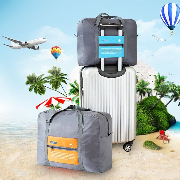 

korean style portable folding korean portable aircraft storage folding luggage storage bag large capacity waterproof aircraft bag