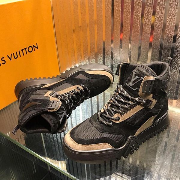 

2021 mens shoes hiking ankle boot breathable with box mens shoes luxury design chaussures pour hommes winter sports footwears men shoes fast