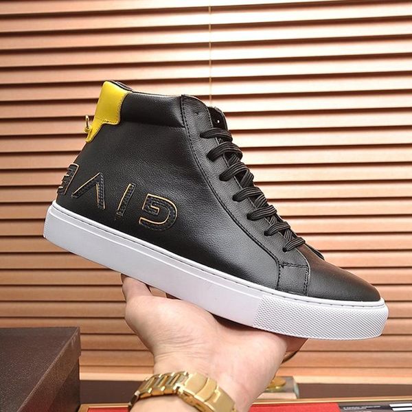 

mens shoes boots luxury zapatos de hombre reverse sneakers in leather mens shoes fashion type casual chaussures pour hommes v655 ankle boots