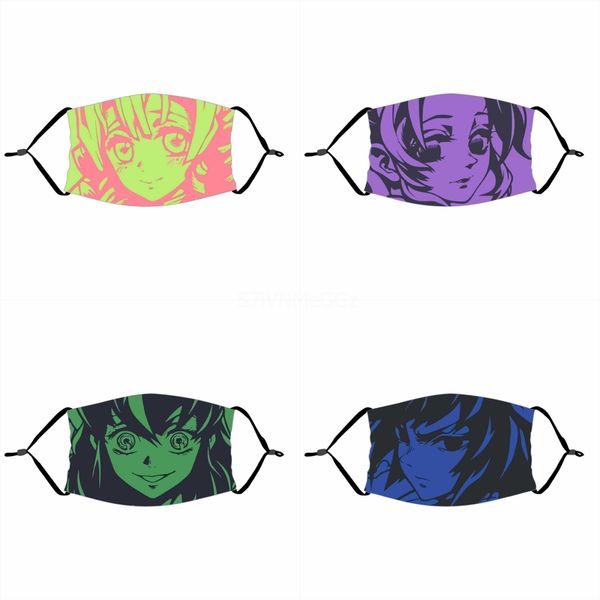 

women dust mask anti smog mask printed clot mask can e wased and reused#726, Black