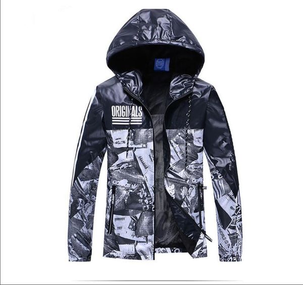 

mens jacket winter clothes new spring summer mens fashion outerwear windbreaker thin jackets hooded casual, Black;brown