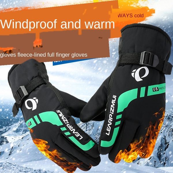 

теплый мужской теплый мотоцикл перчатки зимой на открытом воздухе утолщенными мотоцикл езда лыжные перчатки ветрозащитные холоду